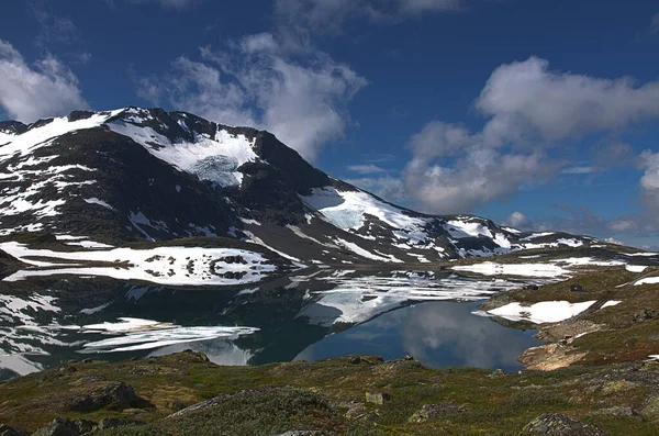 Noruega Sobre Paisagem Natural Fundo — Fotografia de Stock