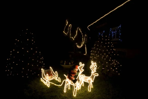 Vue Panoramique Sur Les Vacances Noël — Photo