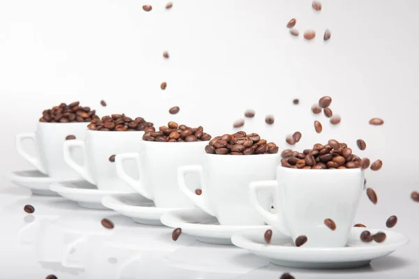 Coffee Beans Background Close — Stock Photo, Image