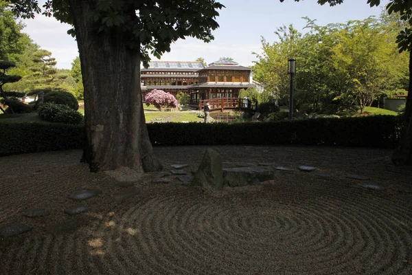 Ιαπωνικός Κήπος Στην Bad Langensalza — Φωτογραφία Αρχείου