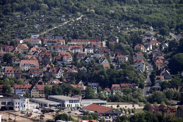 Blick Von Der Wartburg Eisenach — Stockfoto