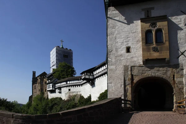 Vista Panorámica Los Detalles Arquitectura Medieval — Foto de Stock