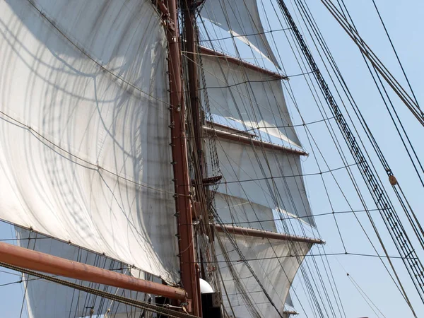 Segelbåt Hamnen Medelhavet — Stockfoto