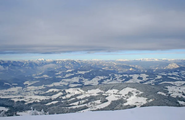 Vinter Alperna — Stockfoto