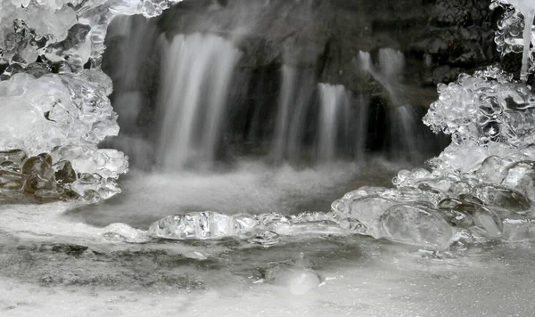 Natura Cascata Acqua Che Scorre — Foto Stock