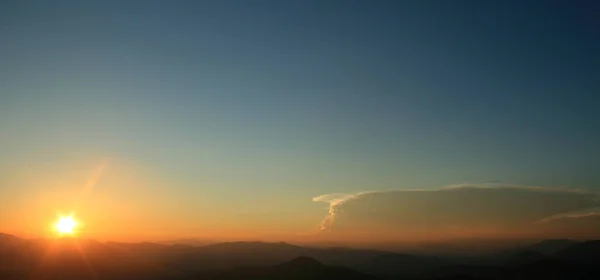 Tramonto Sulle Alpi — Foto Stock