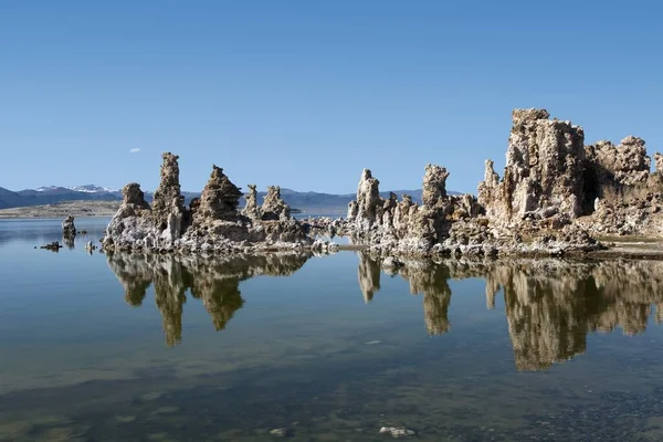 Mono Lake Sól Fizjologiczna Jeziora Mono County Kalifornia — Zdjęcie stockowe