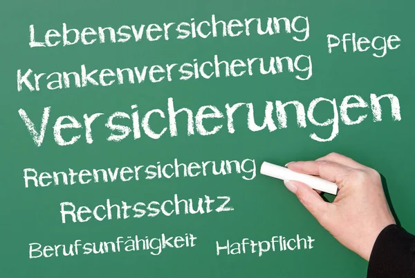 Versicherung Sozialversicherung Und Andere — Stockfoto