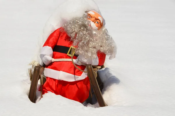 Santa Claus Sledge — Stock Photo, Image