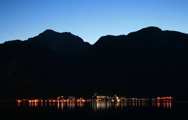 Vista Das Montanhas Alpinas — Fotografia de Stock