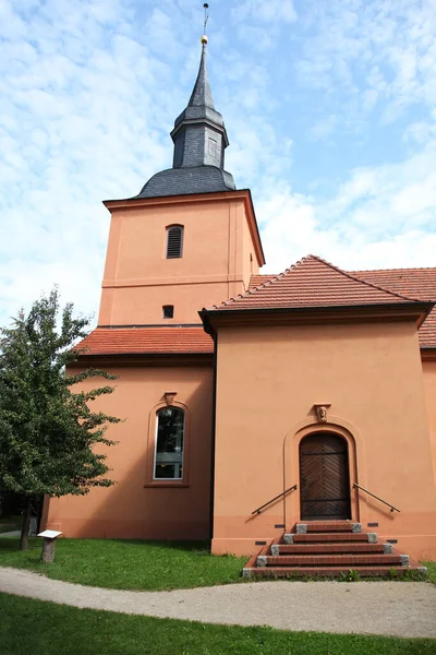 Vesnice Kostel Stuha Havelland — Stock fotografie