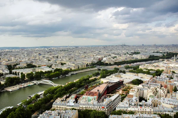 Vista Paris Rio Sena — Fotografia de Stock