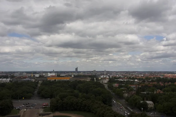 Vista Panorâmica Das Fachadas Cidade — Fotografia de Stock