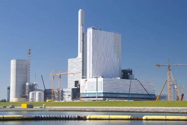 Gdf Suez Energiecentrale Bouwplaats — Stockfoto