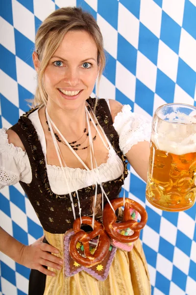 Баварская Женщина Праздник Феста — стоковое фото