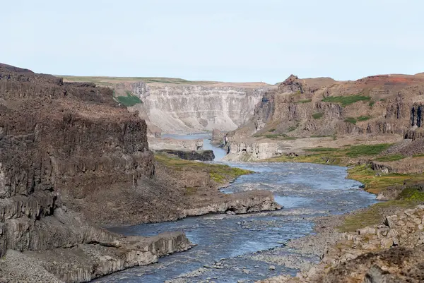 Landskap Natur Kanjon Geologi Bildning Stockbild