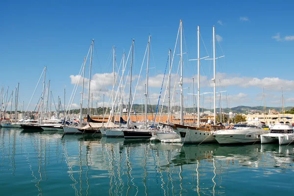 Hafen Von Palma Mallorca Palma Mallorca Limanı Spanya — Stok fotoğraf