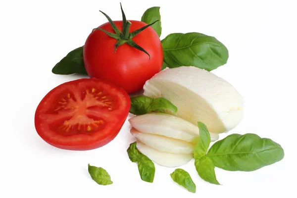 Tomate Mozzarella Albahaca Diferentes Variaciones — Foto de Stock