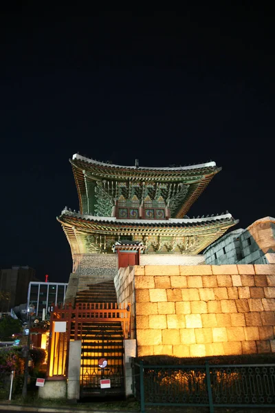 Seoul Hauptstadt Südkoreas Hat Tore Der Burgmauern Und Das Osttor — Stockfoto