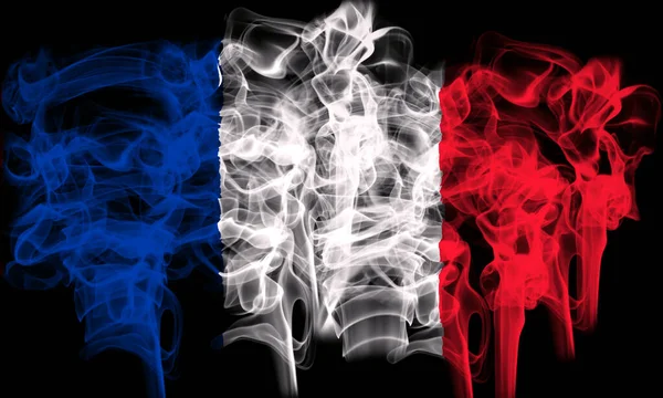 Sigara Içilen Fransa Bayrağı — Stok fotoğraf