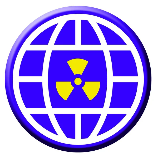 Kernenergiekonzept Atomkraft — Stockfoto