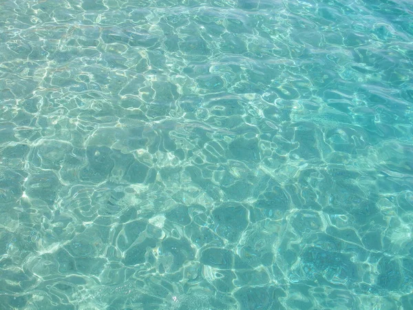 Reflejos Mar Cristalino Claro — Foto de Stock