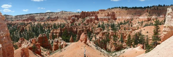 Брайс Каньон Скалистое Образование Песчаник — стоковое фото