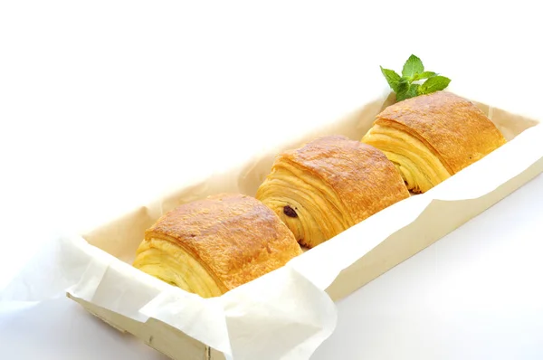 Delicious French Bakery Pain Chocolat — 图库照片