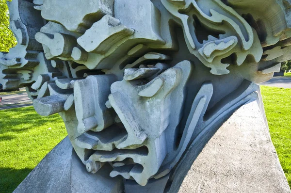 Scultura Cemento Raffigurante Ritratto Beethoven — Foto Stock