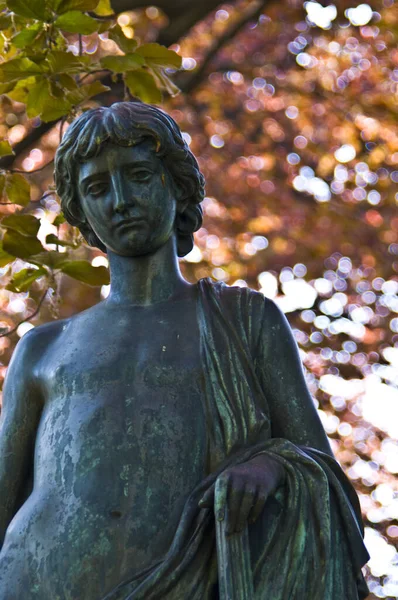 Détail Une Vieille Pierre Tombale Marbre Vieux Cimetière Bonn — Photo