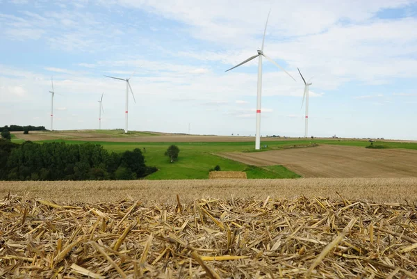 Windturbine Windkrachtcentrale — Stockfoto