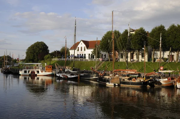 Vacker Utsikt Över Vackra Hamnlandskap — Stockfoto