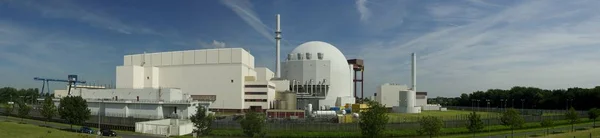 Tovární Chladící Věž Jaderná Energie Uhelná Elektrárna — Stock fotografie