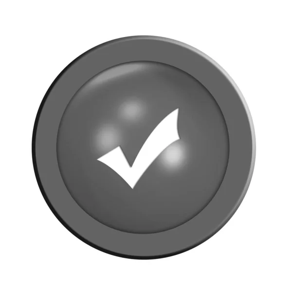 Sign Button Confirmation — Stock Photo, Image