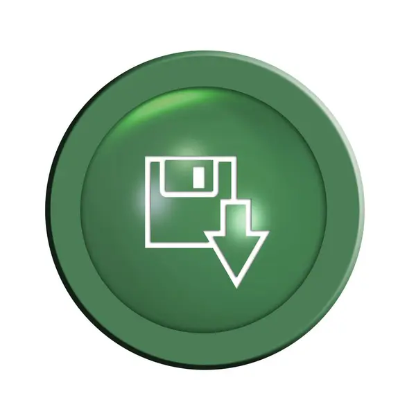 Download Arrow Button Graphic Illustration — Stock Photo, Image