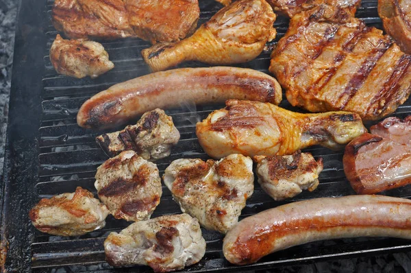 Close Uitzicht Smakelijk Lekker Vlees — Stockfoto