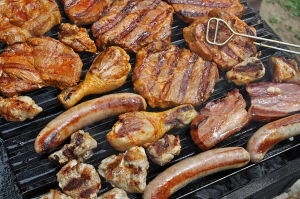 Closeup Vedere Carne Gustoasă Delicioasă — Fotografie, imagine de stoc