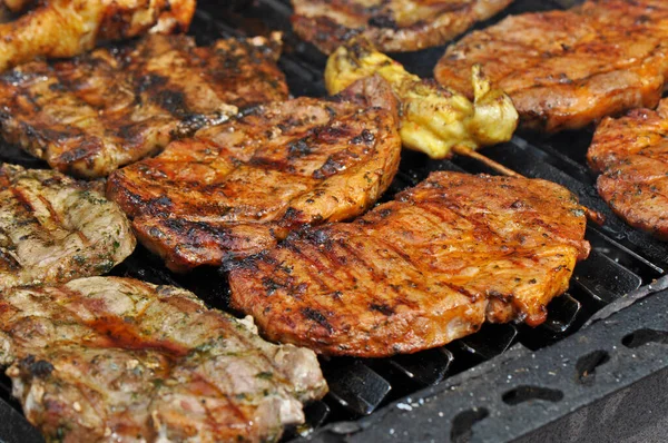 Close Uitzicht Smakelijk Lekker Vlees — Stockfoto