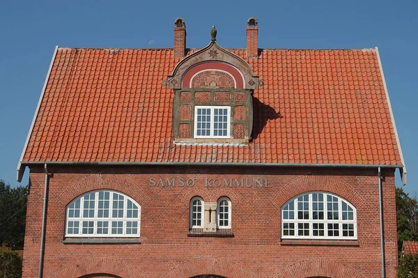 Rathaus Nordby Samso — Foto Stock