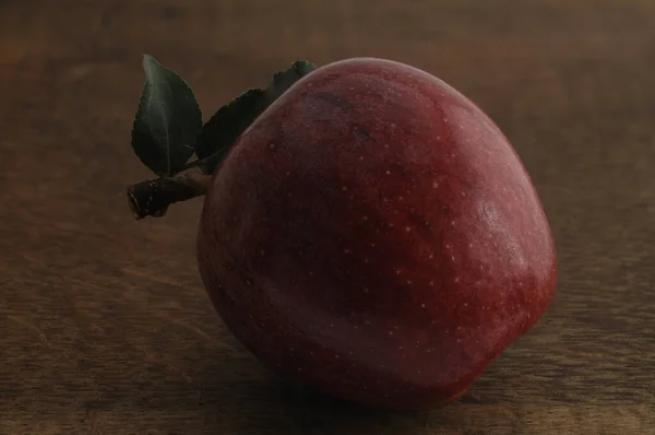 Червоне Яблуко Листям — стокове фото