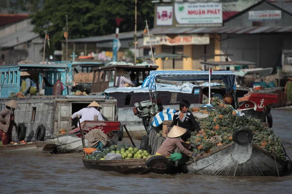 Comercio Mekong — Foto de Stock