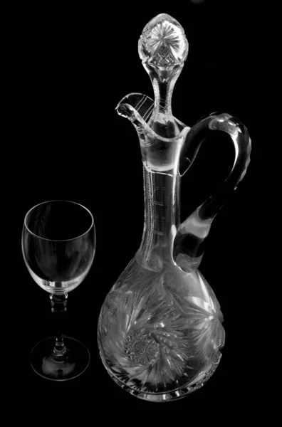 Vintage Decanter Wine Glass — 스톡 사진