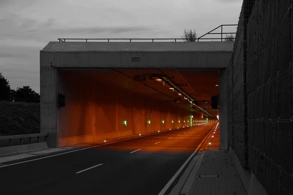 Tunnel B535 Direction Mannheim Here — Stock Photo, Image
