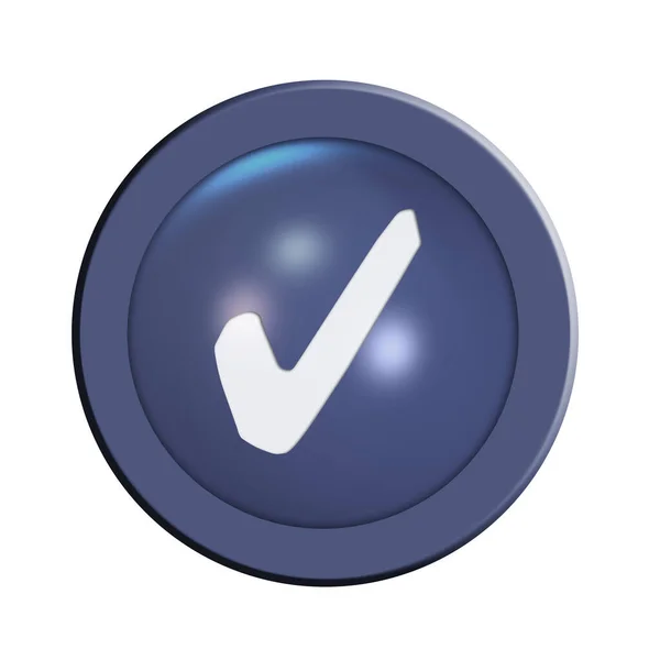 Sign Button Confirmation — Stock Photo, Image