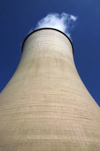 Vue Immense Château Eau Dans Une Centrale Thermique — Photo