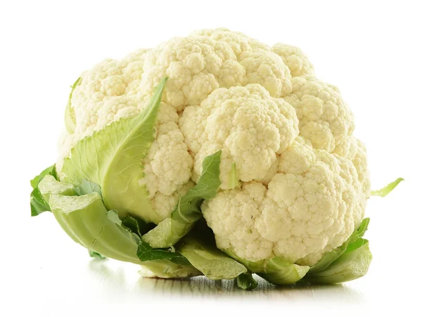 Cauliflower Isolated White — Stock Photo, Image