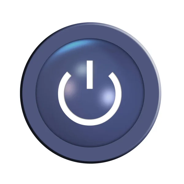 Botón Inicio Botón Activación — Foto de Stock