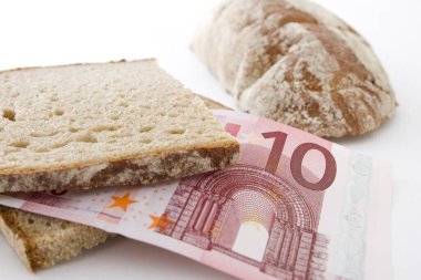 euroshine between bread slices clipart