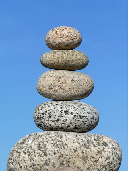 Steine Felsen Kieselsteine Felsiger Hintergrund — Stockfoto