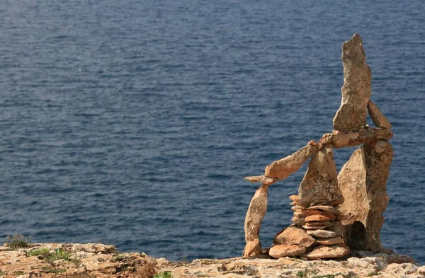 Mořské Pobřeží Skalami Kameny — Stock fotografie